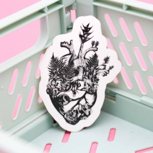 Sticker cœur et nature - ©vrdn